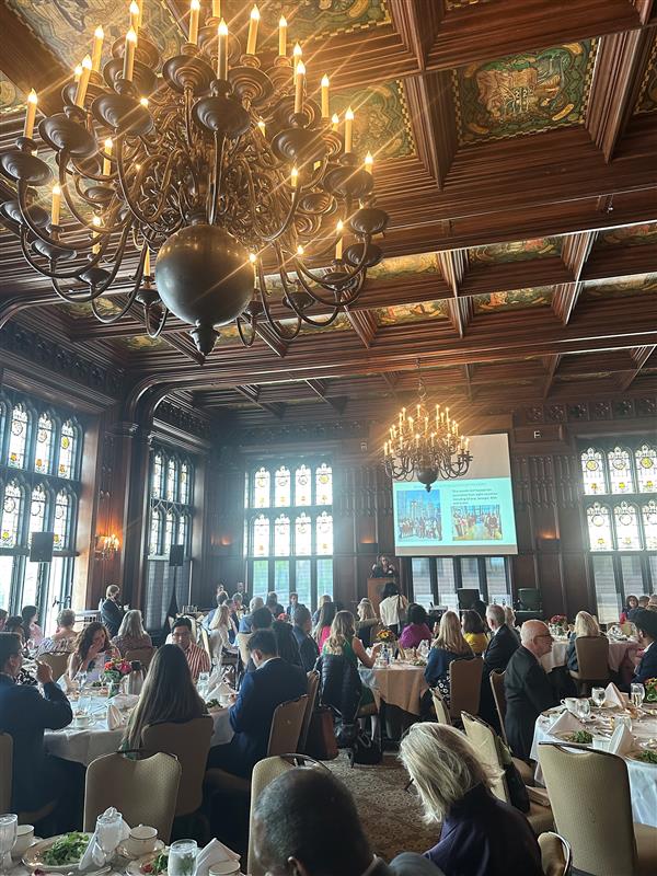 The Spring Diplomacy Luncheon, yesterday at the beautiful University Club. Special thanks to keynote speaker Chevy Humphrey, host Jerome McDonnell, and WorldChicago President Peggy Parfenoff. We hope to see you next year!