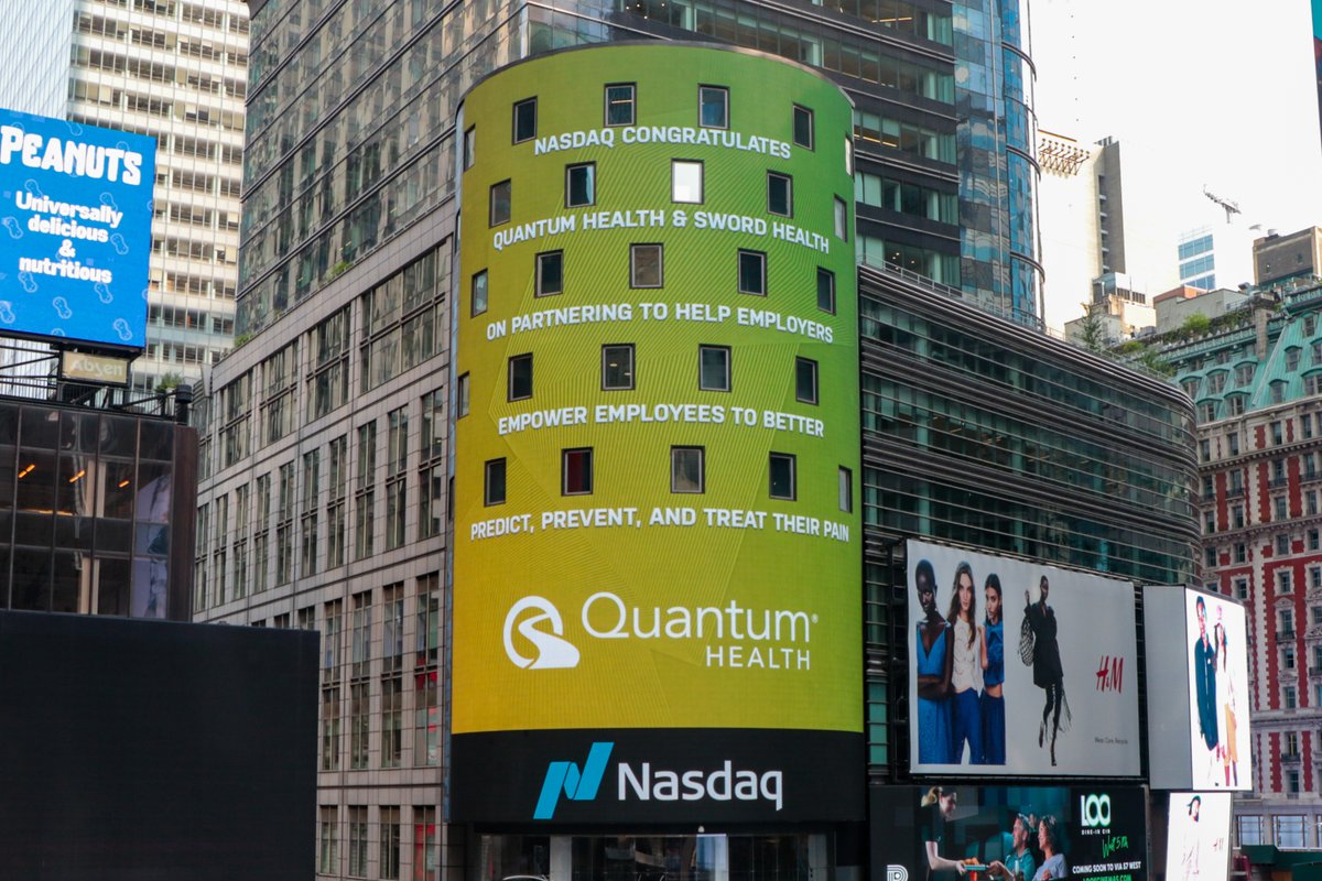 Thank you @Nasdaq for highlighting @QuantumHealth1 's new partnership with @swordhealth . We are excited to combine our leading healthcare navigation and care coordination with @swordhealth 's powerful offering. Learn more: bit.ly/3C2pXY1  #HealthcareNavigation #MSK