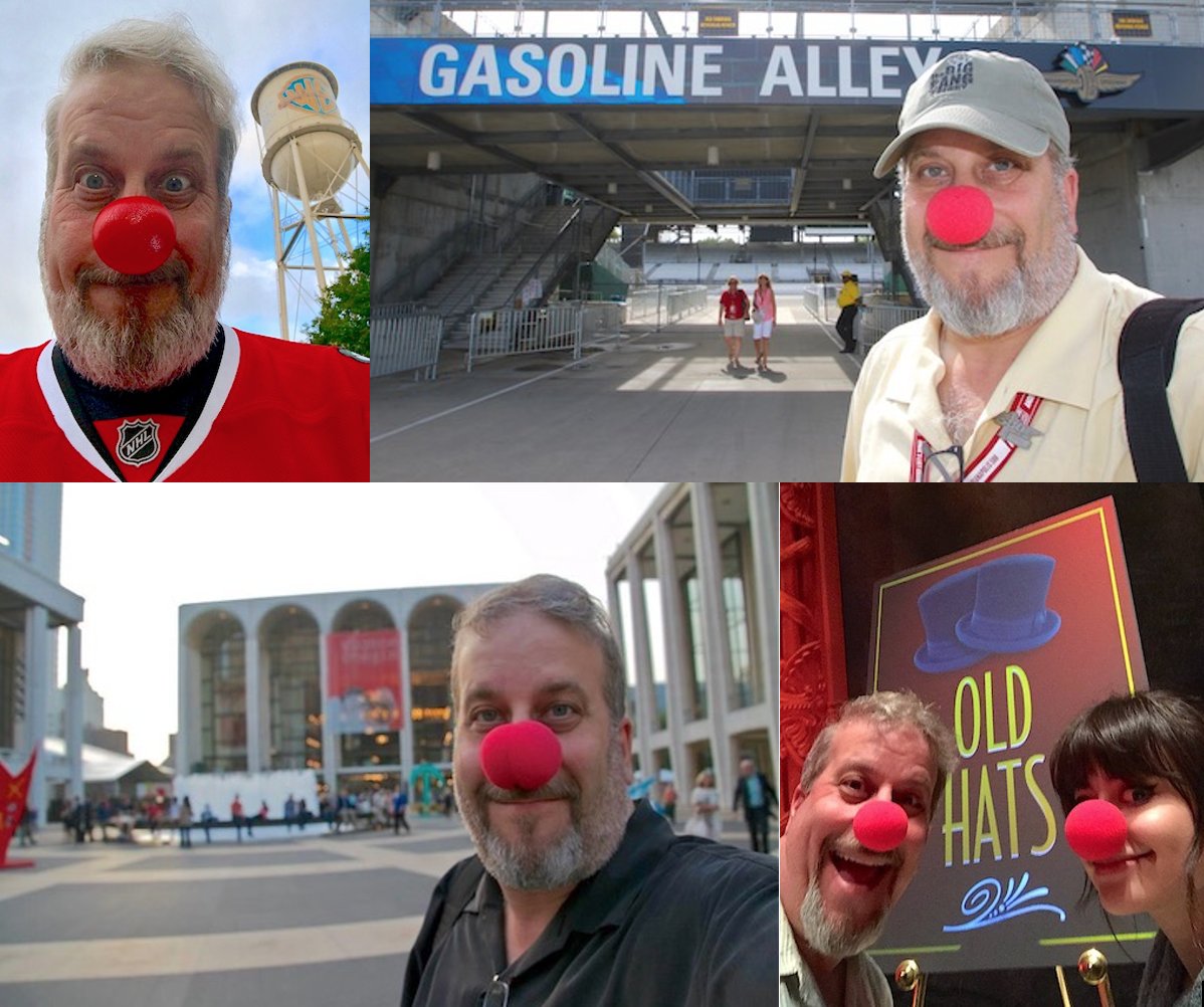 It's a #RedNoseDay #TBT!