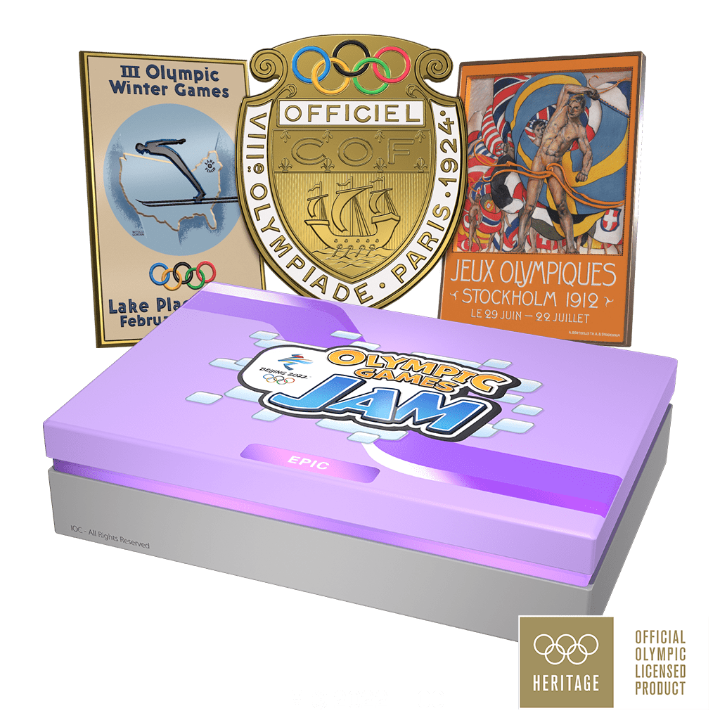 OlympicGamesJam's tweet photo. The Premiere Edition Epic Box is now live!

Make sure to grab your's here: https://t.co/fhzqd8XjIi https://t.co/hB0JHuMWj3