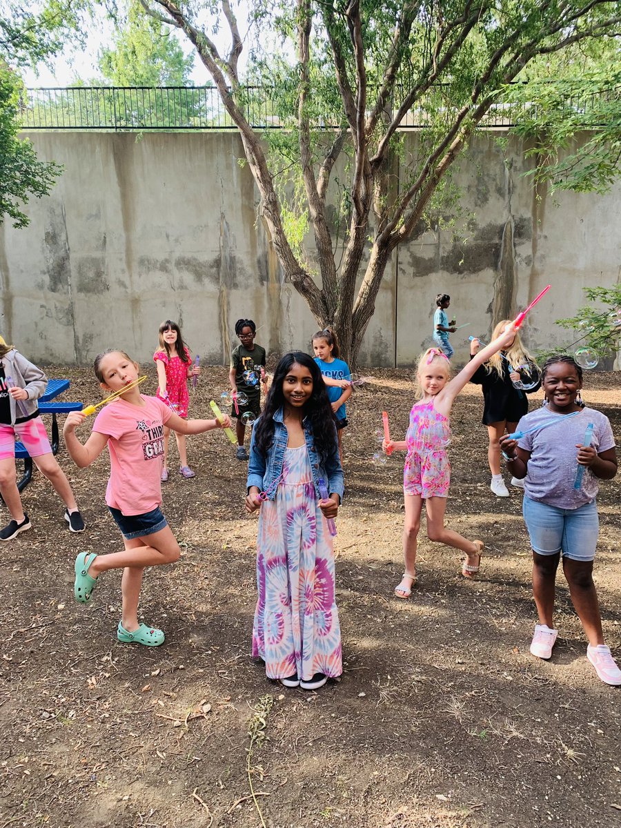MsCliffordHES's tweet photo. Day 1: LAST DAY OF SCHOOL!🌈☀️ Bubbles for Third Grade! @HicksElementary #HicksES https://t.co/Db9Tzuz94p