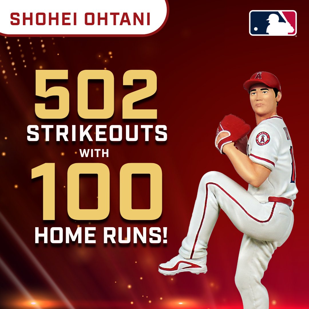 ID_Figures's tweet photo. Another week, another Shohei milestone! Ohtani surpasses Babe Ruth's 501 strikeouts on the all-time K's list to secure the top spot on the two-way player leaderboard. 🥇 

#MLB #MLB2023 #shoheiohtani #strikeout #homerun #LAAngels https://t.co/DT88wU5RlB