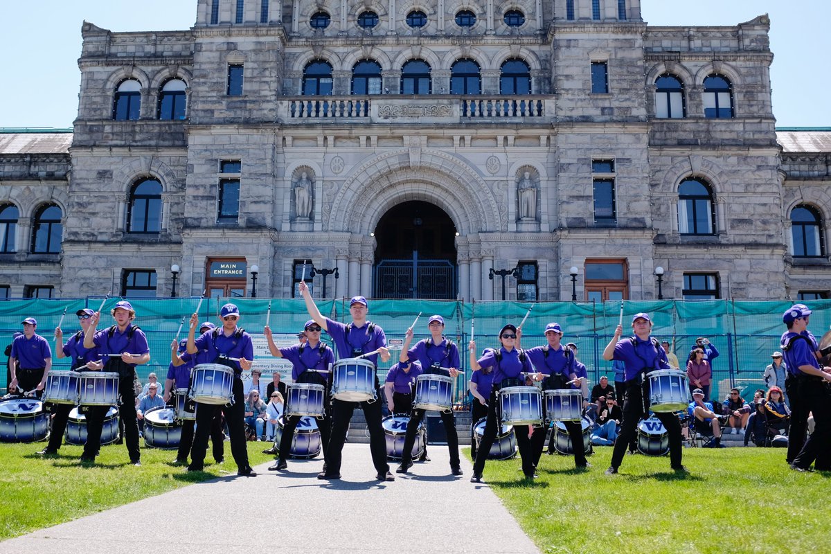 huskyband's tweet photo. Last weekend the Husky Drumline hit the road for the Jefferson County Rhododendron Festival, then to Victoria, BC for Victoria Day!

Auditions for the 23-24 Husky Drumline are next weekend on June 3rd! Please visit our website for audition registration information!

#GoHuskies https://t.co/uPC6FvDSJR