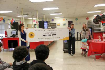 Congratulations <a href="/Heather14091303/">Heather Teff</a>  National 180 Educator award winner!Thanks <a href="/tara_todd01/">Tara Todd</a> for leading so well and nominating such a gifted teacher. Thanks <a href="/HMHCo/">HMH Education</a> for celebrating incredible student growth!