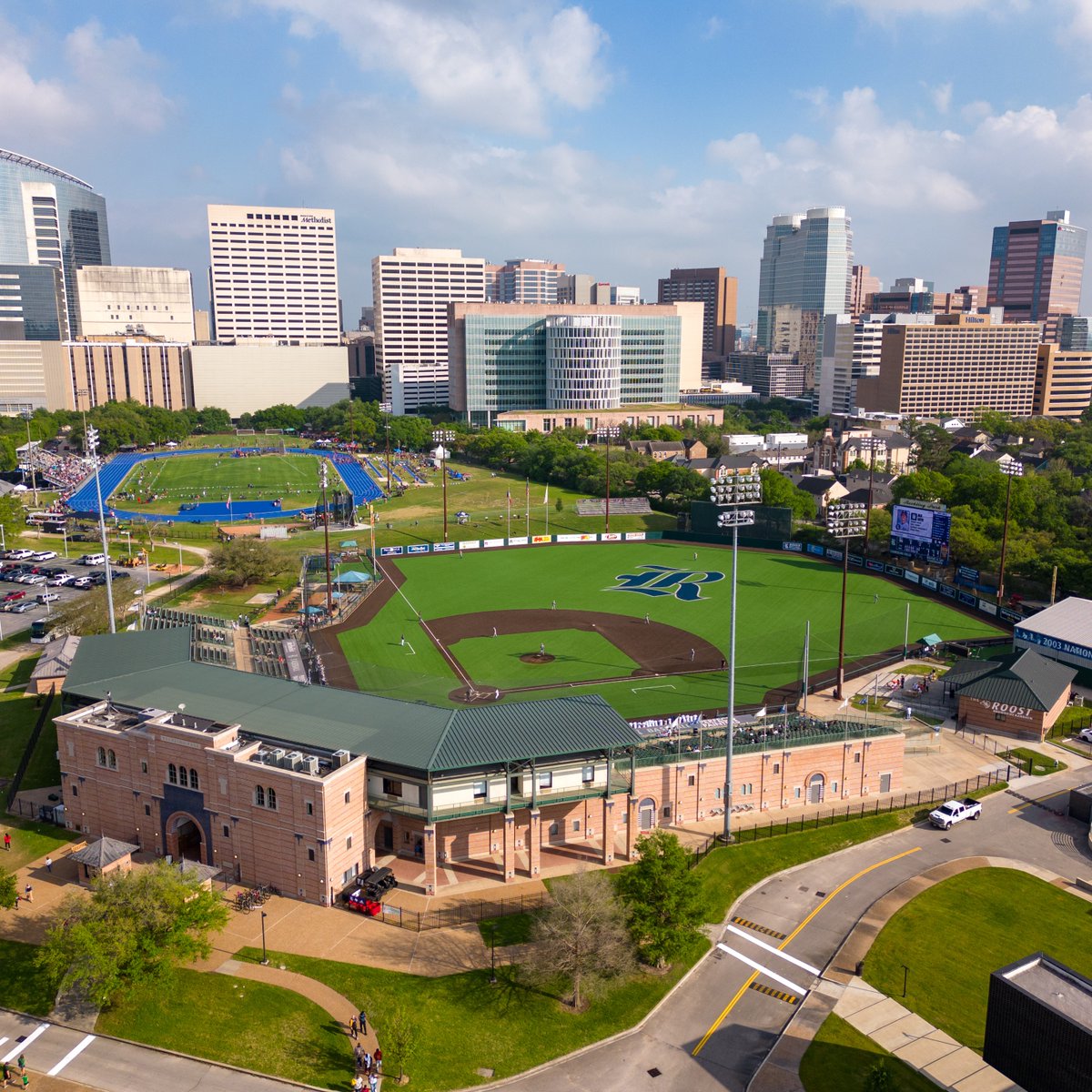 RiceAdmission's tweet photo. We’re so excited to host the 2023 Conference USA Baseball Championship at Reckling Park this week! #GoOwls! #RiceBaseball https://t.co/d4de6TNEh9