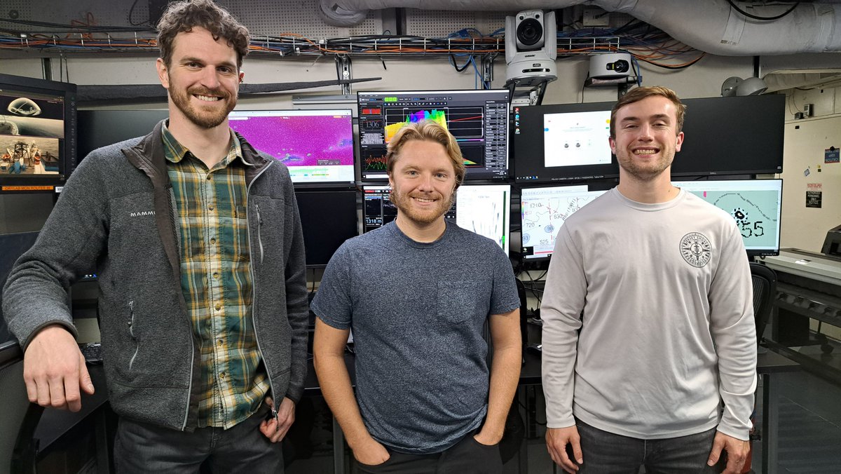 NOAA Ocean Exploration (@oceanexplorer) on Twitter photo DYK <a href="/oceanexplorer/">NOAA Ocean Exploration</a> & partners provide students with opportunities to be involved with our research?
We've got 3 explorers-in-training – Cameron Kuhle, Dana Carris, and Brett Woodworth – on the current #Okeanos #SeascapeAlaska expedition as part of our mapping watch team! DYK <a href="/oceanexplorer/">NOAA Ocean Exploration</a> & partners provide students with opportunities to be involved with our research?
We've got 3 explorers-in-training – Cameron Kuhle, Dana Carris, and Brett Woodworth – on the current #Okeanos #SeascapeAlaska expedition as part of our mapping watch team!