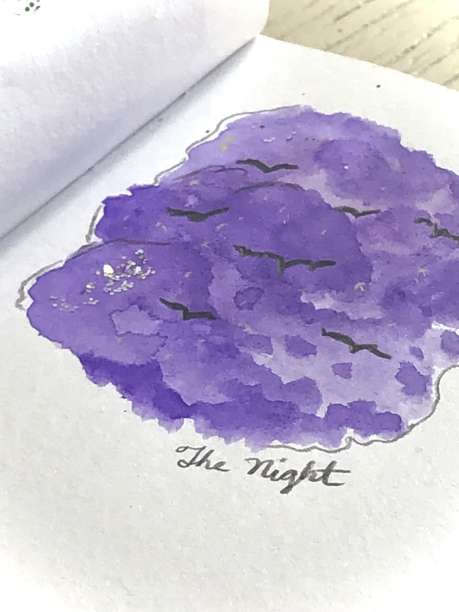 TarotStuff's tweet photo. ✨The Night
D. Steinberg
05.25.2023
#WithLovefromaBronxGirl #Art #Watercolor #Pencil #Glitter #TheNight #Bats #Clouds #Purple #PurpleClouds #Batman #NY https://t.co/8sWlCwUG68