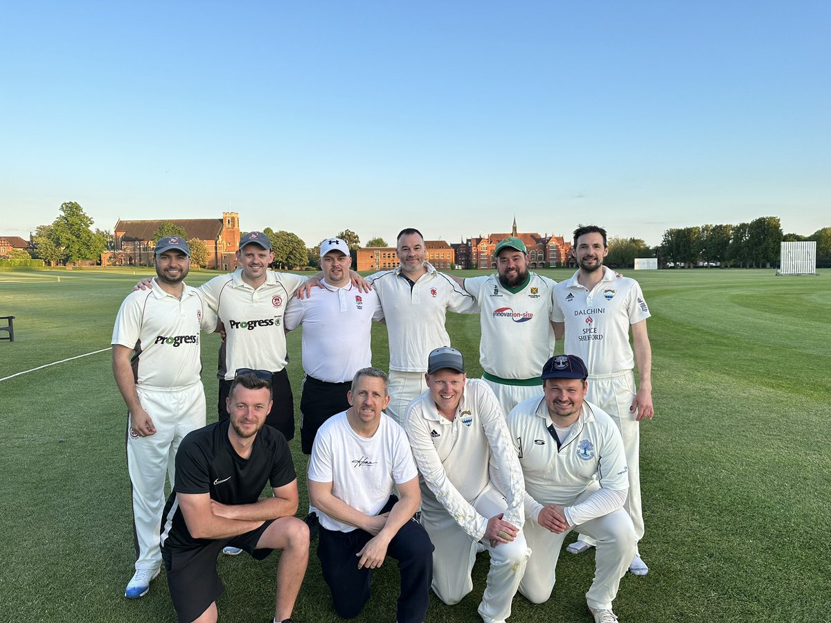 Spot of staff cricket tonight! Nice to beat the private school teachers too 🏏