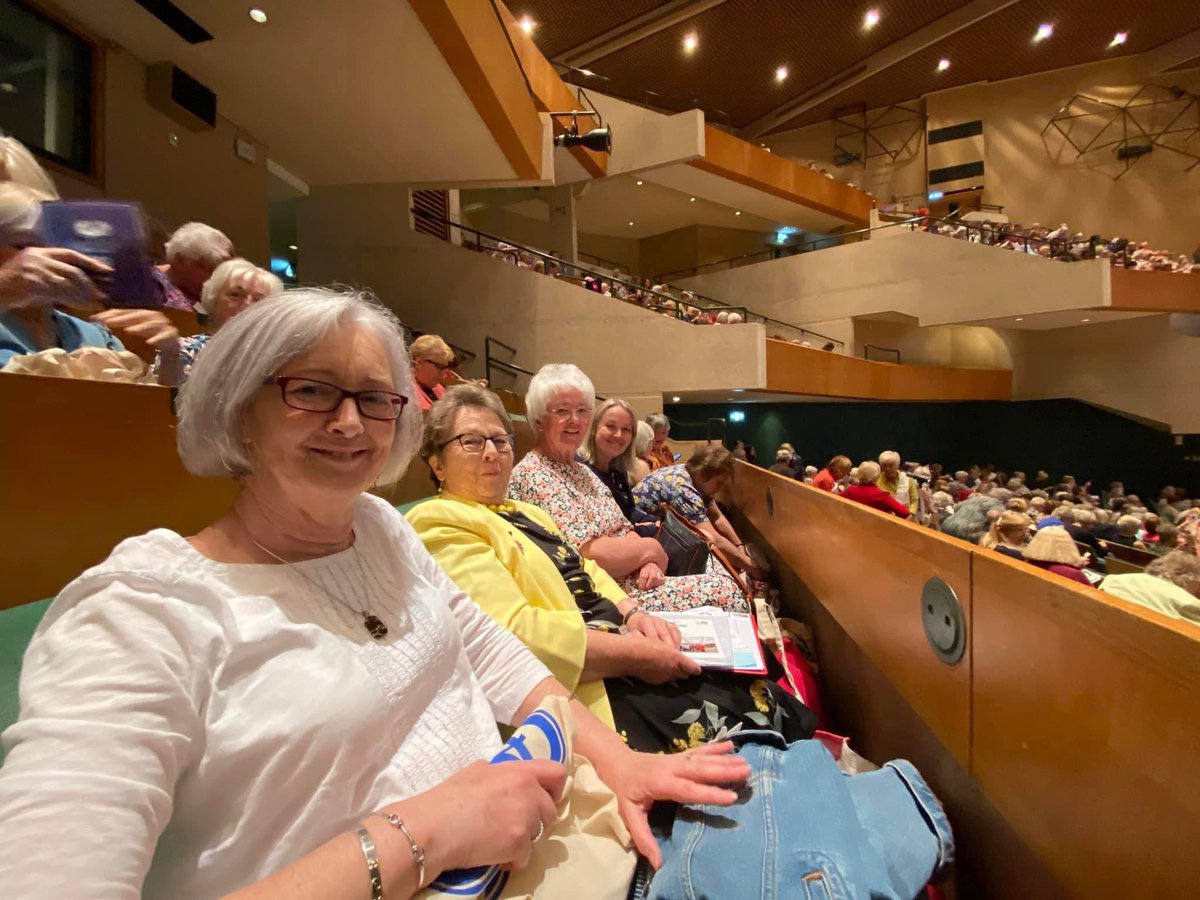 A day in Cardiff for Powys Brecknock WI members at the @WomensInstitute Annual Conference listening to inspirational speakers including Ebony Rainford-Brent and Laura McAllister
 #WI_AM2023