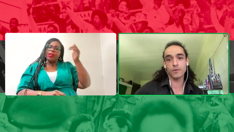 Our final panelist, <a href="/elkorgle/">Essam Elkorgle</a>: "Libya is an African country. Some people like to divide Africa by north and south [as north Africa and sub-Saharan Africa] ... that's a racist [divide] ..."

WATCH HERE: facebook.com/BlackAlliancef…

#Sudan #Africa #BlackTwitter #Libya