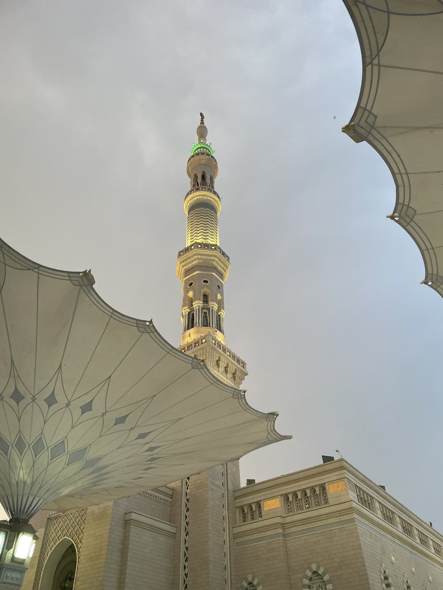 Such a great blessing to witness rain inside Al Masjid an Nabawi today ♥️

“And We send down from the sky rain chartered with blessing'...[ Al Quran - 50:9 ]

#Madina #MagicalCity #TrulyBlessed ☔️🥰🤲🏼🤍