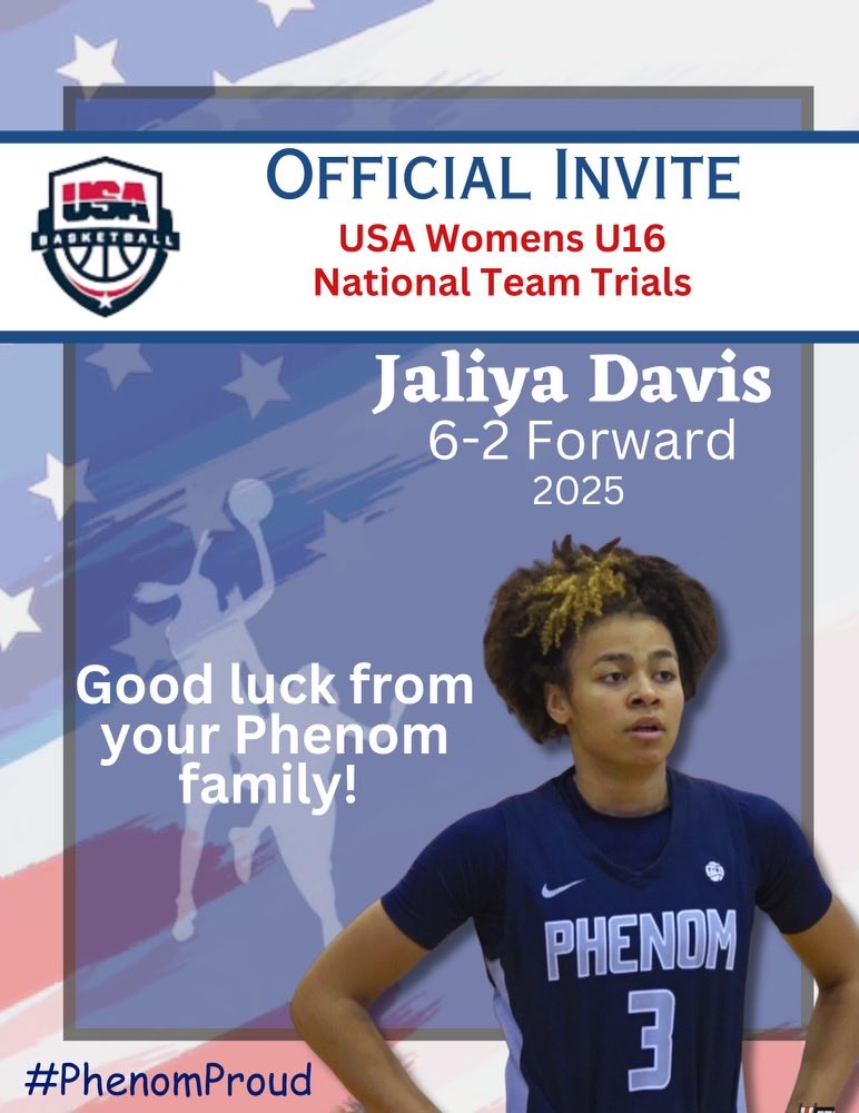 Good luck @Jaliya_Davis_ go get em!