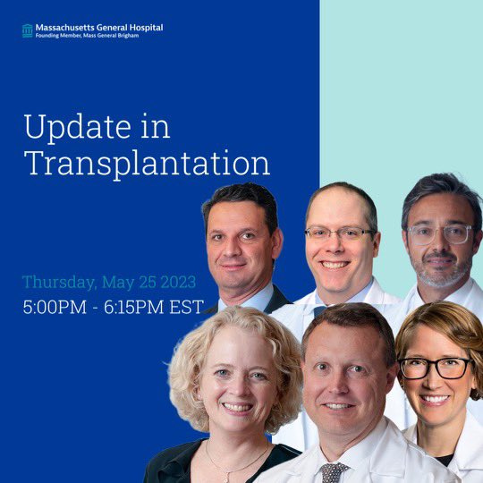 Join us now! Our transplant experts are here to answer your questions. partners.zoom.us/s/85427219852

#organtransplant #ckd #heartfailure #lungdisease #liverfailure #transplantcare