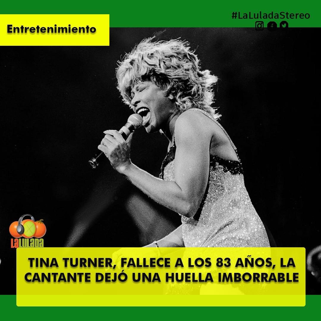En Zurich, Suiza, falleció a los 83 años Tina Turner, la icónica cantante que ha dejado una profunda marca en la música.

laluladastereo.com/web/