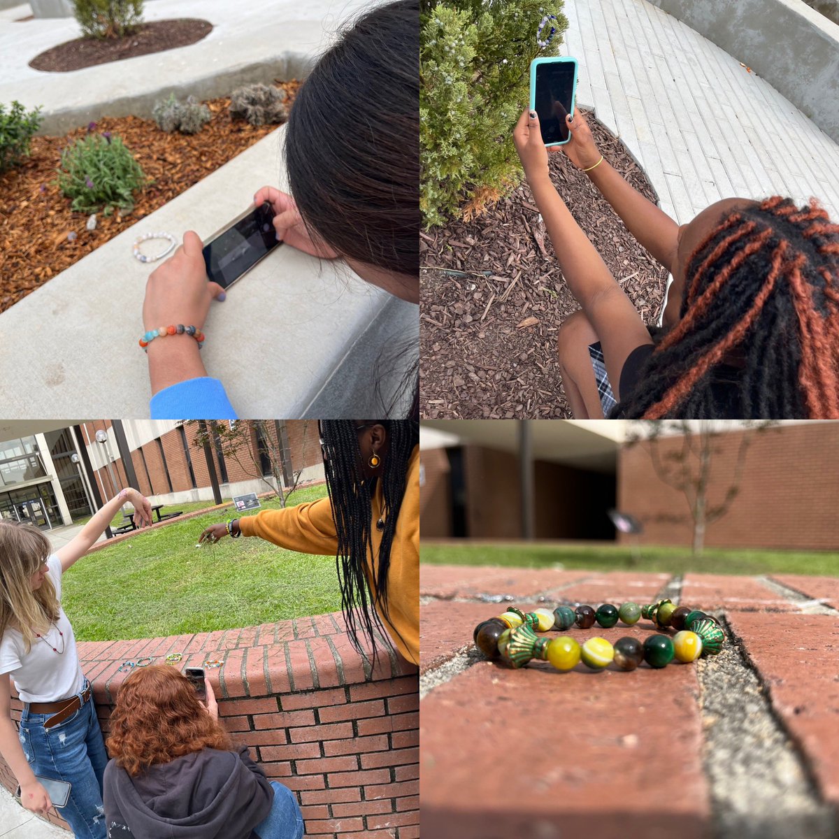 Our LAST Jewelry Club meeting🥹 <a href="/RNECavaliers/">Richland Northeast HS</a>! I am going to miss this group so much! Amazing talent and creativity! Today we are enjoying nature with our jewels! Thank you all for your commitment and support throughout the year! I appreciate you all so much!!