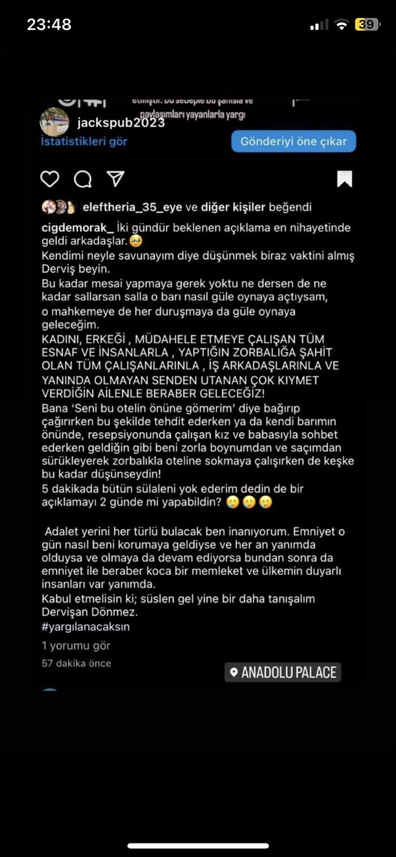 #dervısandonmezırzdusmanıdır