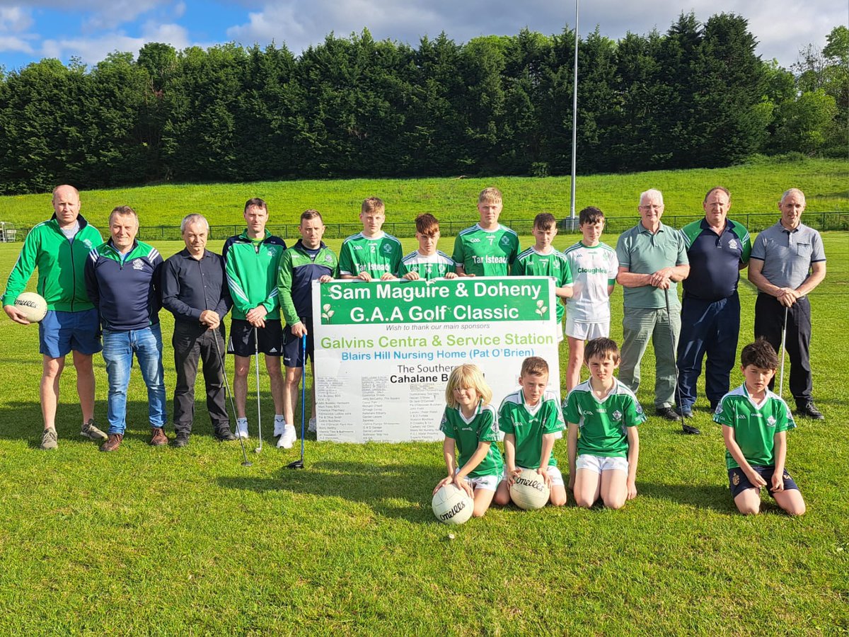 Launch of the Doheny/Sam Maguire 2023 Golf Classic -  A big thank you Richard Galvin of Centra &amp; Circle, main sponsor of the Classic. ⛳🏌🏻 The Classic takes place on Saturday June 17th in Skibbereen Golf Club. <a href="/sammaguiresGAA/">Sam Maguire GAA Club</a> <a href="/DohenyLadiesGFC/">Doheny Ladies GFC</a>
