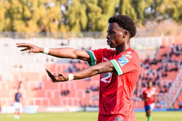 🇬🇲 Mamin Sanyang’s first-ever goal for The Gambia is a winner against France in the U20 World Cup. 

📸 Getty Images