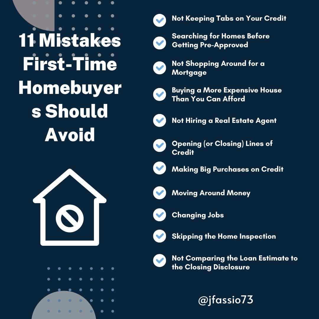 jfassio5's tweet photo. Embarking on the journey to purchase your first home is an exciting and momentous occasion. 

#FirstTimeHomebuyerMistakes #AvoidingHomebuyingPitfalls #LearnFromOthersMistakes #FinancialPreparationIsKey https://t.co/hlzAhQs6qQ