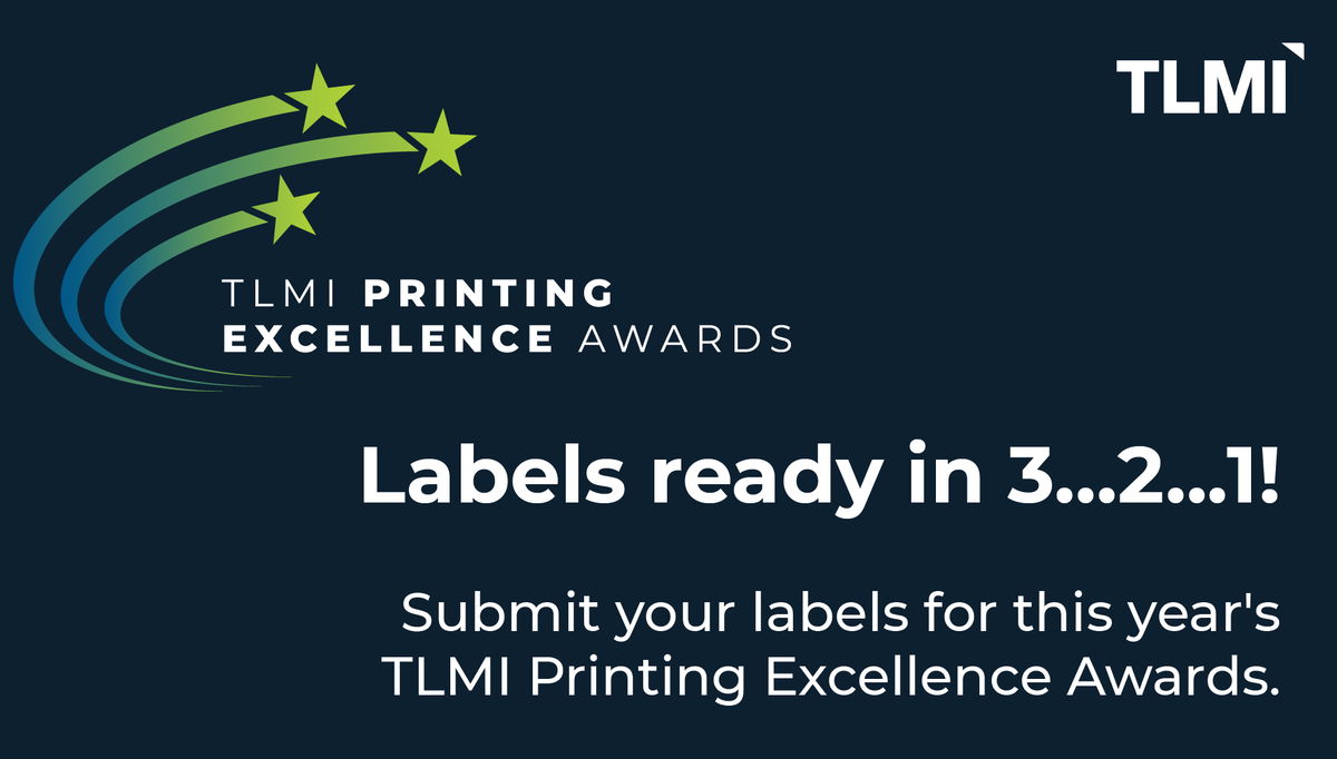 This year's TLMI Printing Excellence Awards are officially OPEN! Don't miss your chance to showcase the quality labels your company has produced. 

Submit your labels today ➡️ ow.ly/y7b150Oxa0p

#TLMI #LabelLeaders #Awards #Membership #Labels #Printing #Packaging