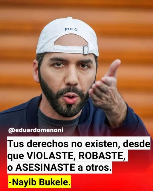 eduardomenoni's tweet image. ¿Todos estamos de acuerdo con Nayib Bukele?