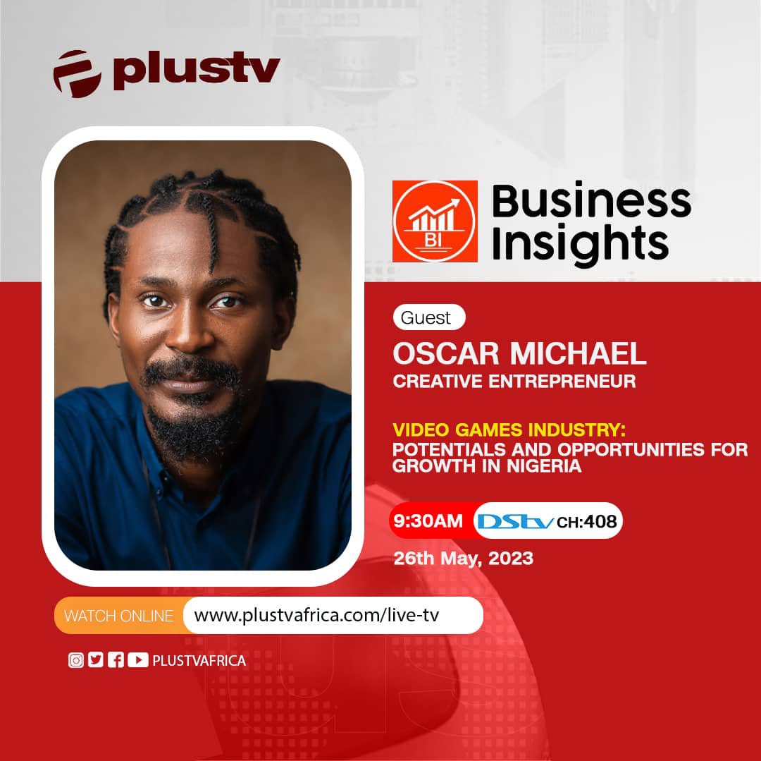 I will be sharing my insights on the potentials and opportunities of the Video Games industry in Nigeria🇳🇬 and Africa 🌍 tomorrow on @PlusTVAfrica 🙌🤍

Want to stay updated with my works in the Immersive and Interactive media industry?  Follow @africacomicade 🤍

#gameindustry