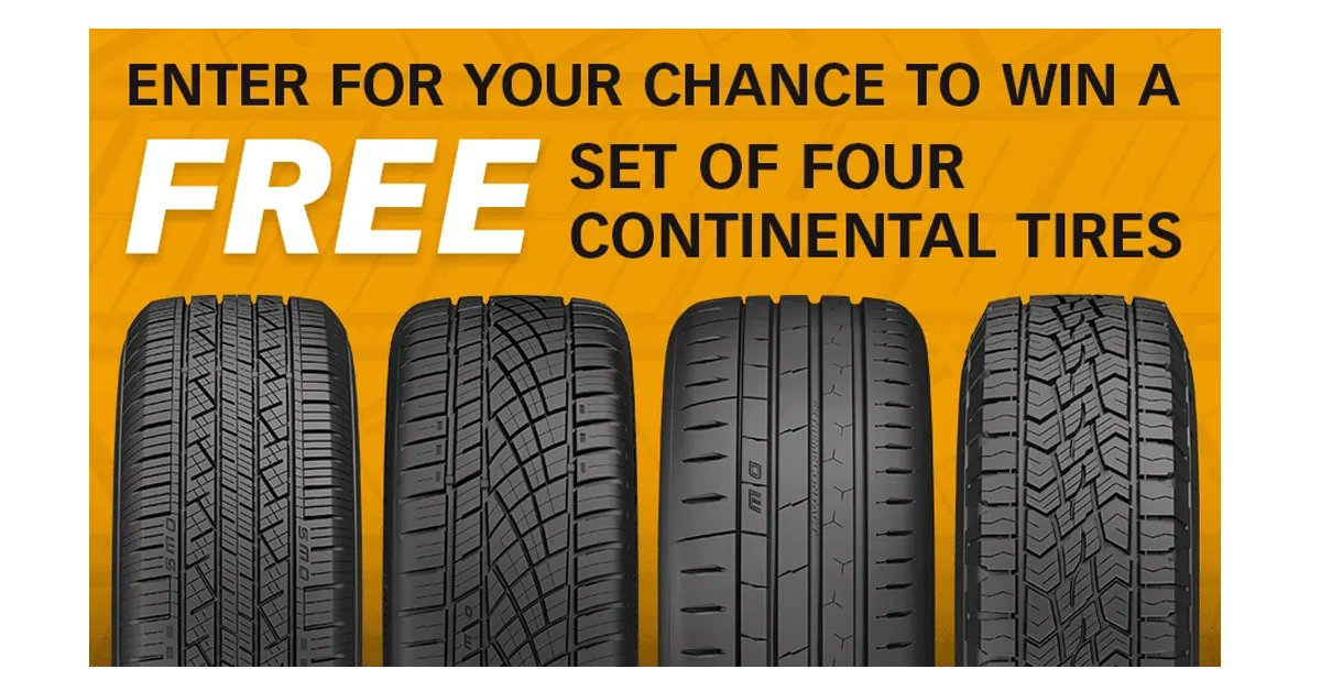 Upgrade your ride with the PowerNation Continental Tire Sweepstakes! 🌟 Ends 5/31 - US.  goldengoosegiveaways.com/powernation-co… 

#NewTires #CarSafety #SweepstakesEntry #WinBig #DriveSafe