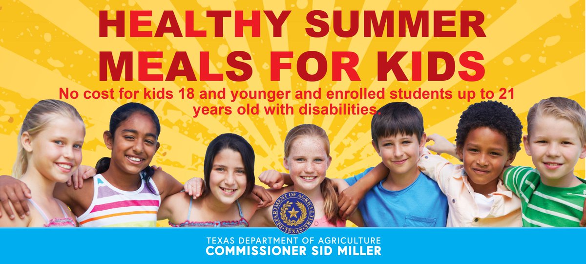 ☀️ Schools out and Summer Meals are in!
This summer, @FortBendISD will provide no cost breakfast and lunch Summer Meals to students and children 18 and younger, and enrolled students with disabilities up to 21 years old. For locations visit, fortbendisd.com/childnutrition.
#FBISDFoodie