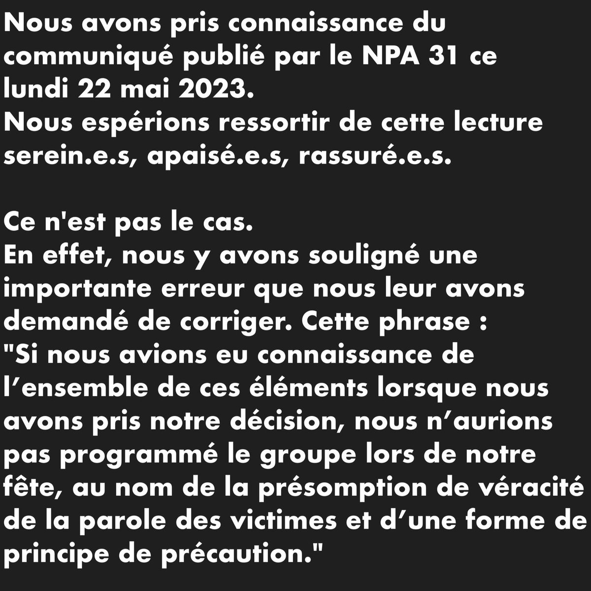 Notre Parole Compte (@notreparole) on Twitter photo 2023-05-25 21:00:32