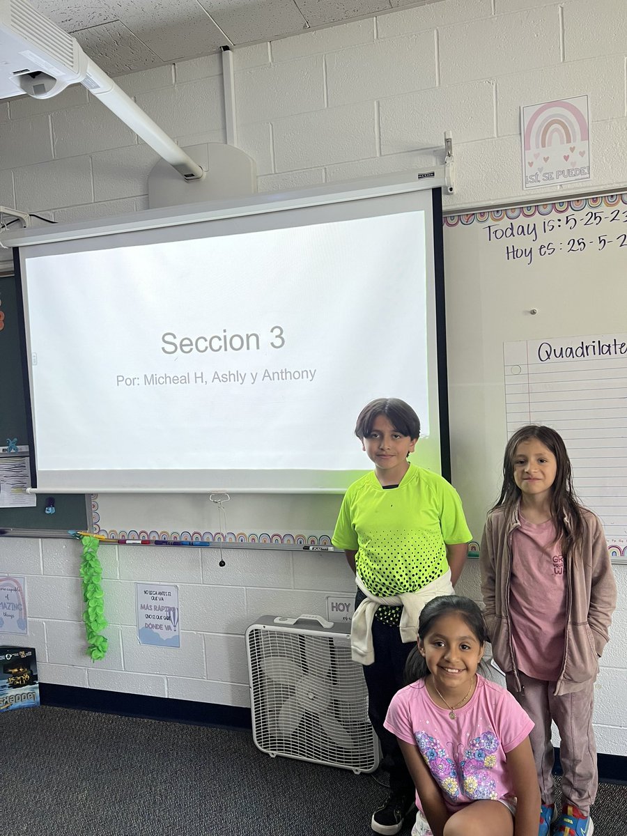 Hoy los estudiantes presentaron sus Google Slides de inmigración 🌟 #proudtobe15 #thirdgrade #duallanguage