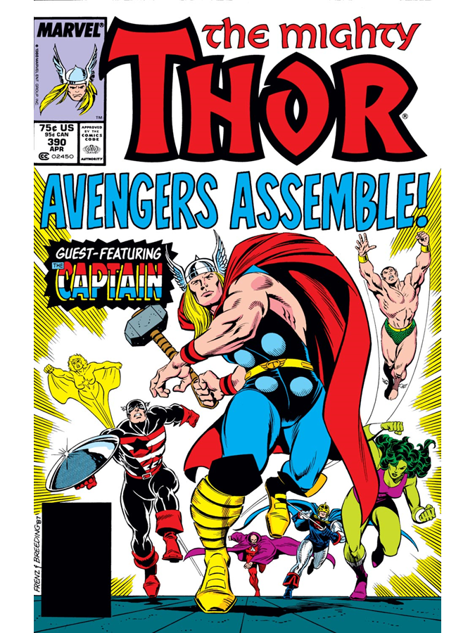 RT @ClassicMarvel_: Thor #390 cover dated April 1988. https://t.co/wBbdOS9coY
