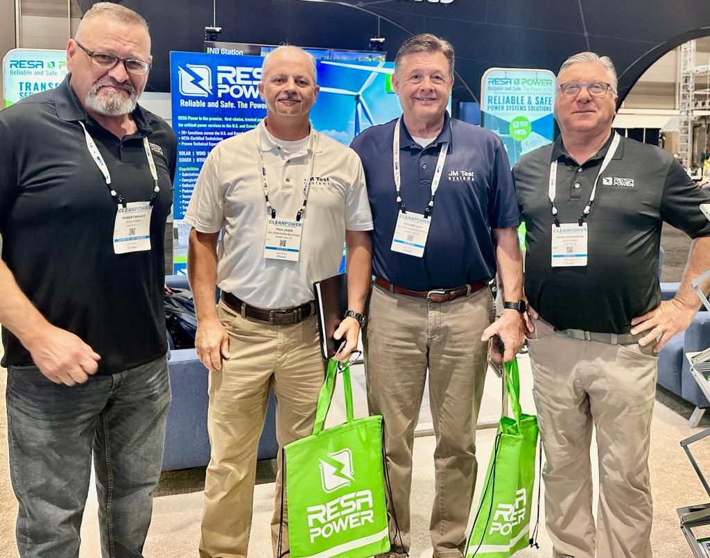 ResaPower's tweet image. RESA Power is excited to be spending a third day at the #CleanPower2023 conference and tradeshow! Thank you to everyone who has made this event such a success! Congratulations to our winners who won our signature backpacks! resapower.com