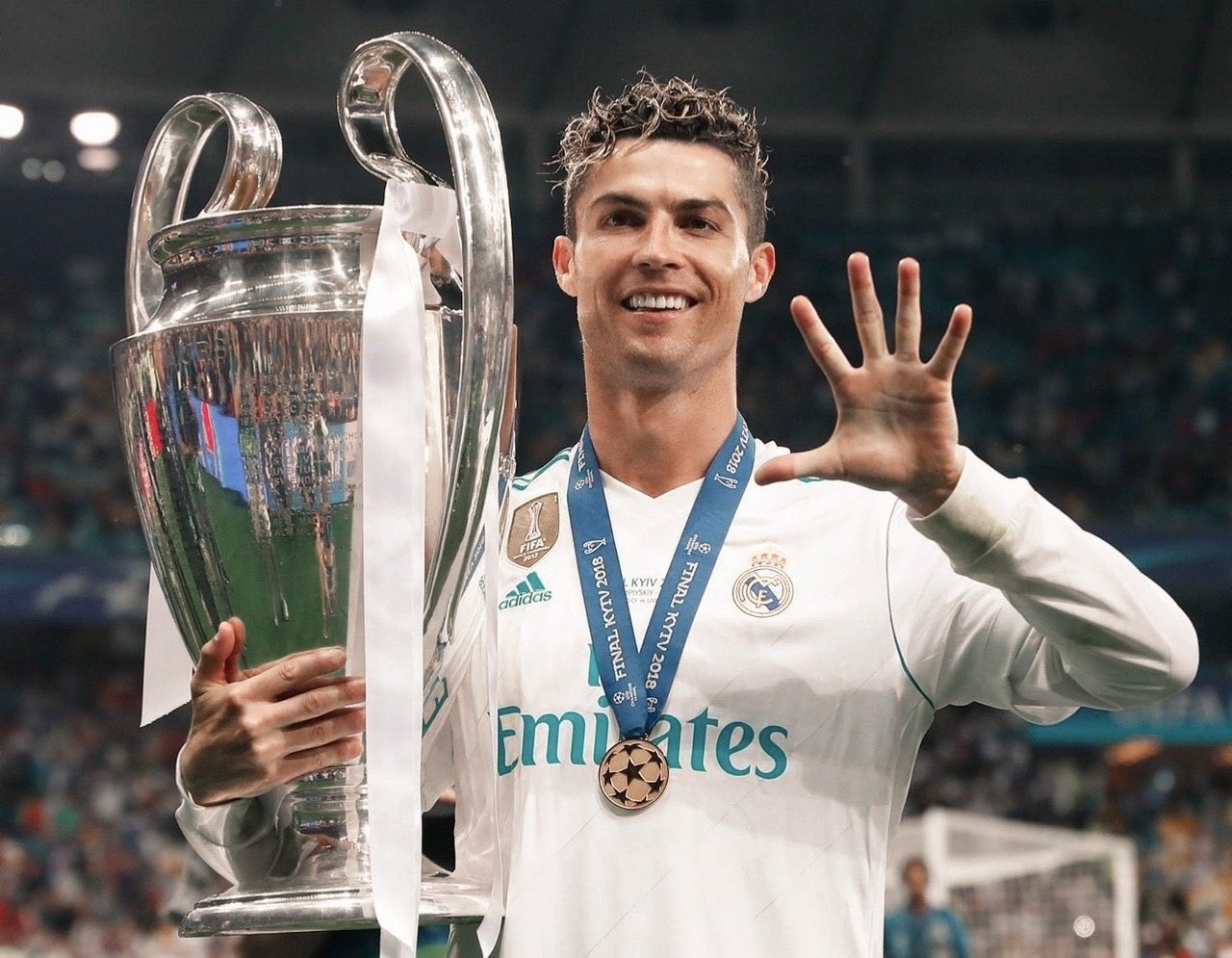 Ronaldo 5th Champions League! in 2023 Ronaldo real, Ronaldo real madrid, Ronaldo