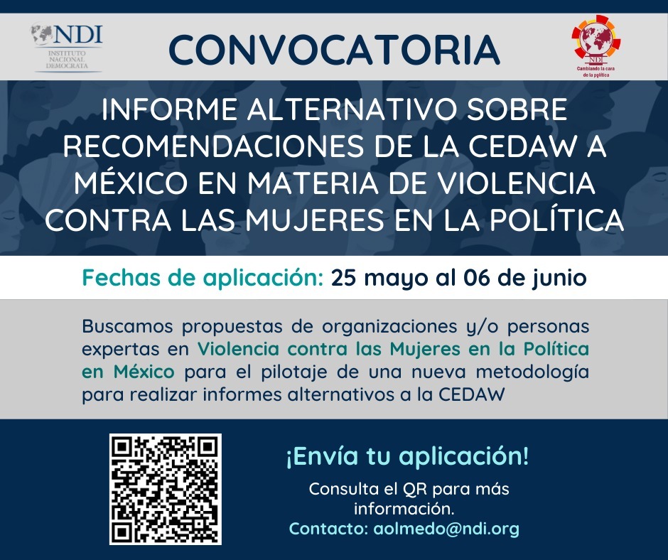 NDI México Género tweet media