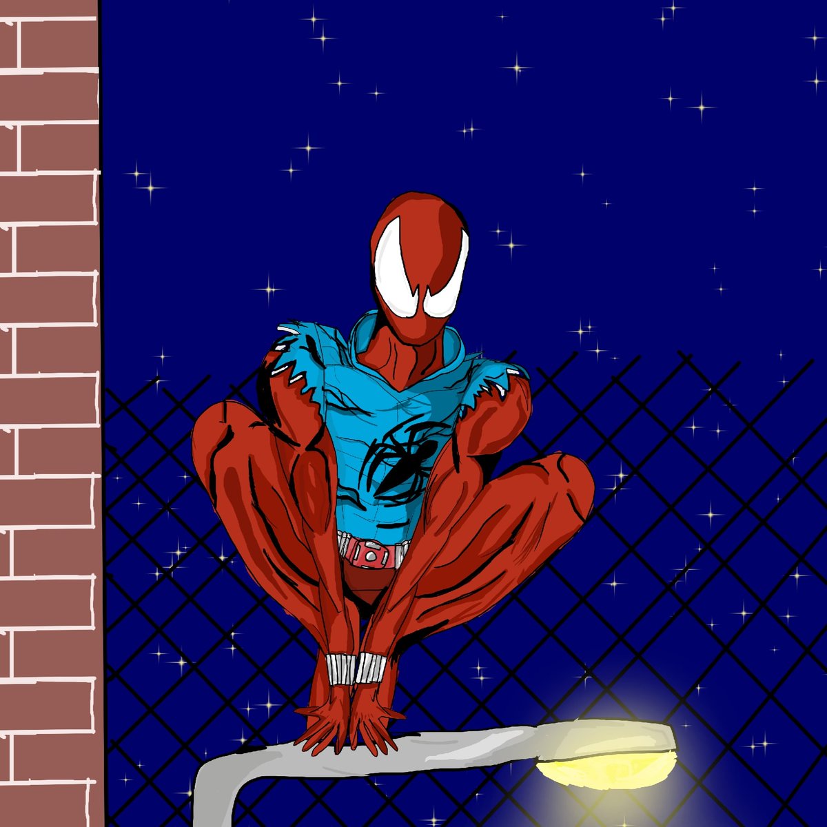 SCARLET SPIDER 

Drawn using CSP
#SpiderManAcrossTheSpiderVerse #SpiderMan #scarletspider #comics #marvel #MarvelsSpiderMan2