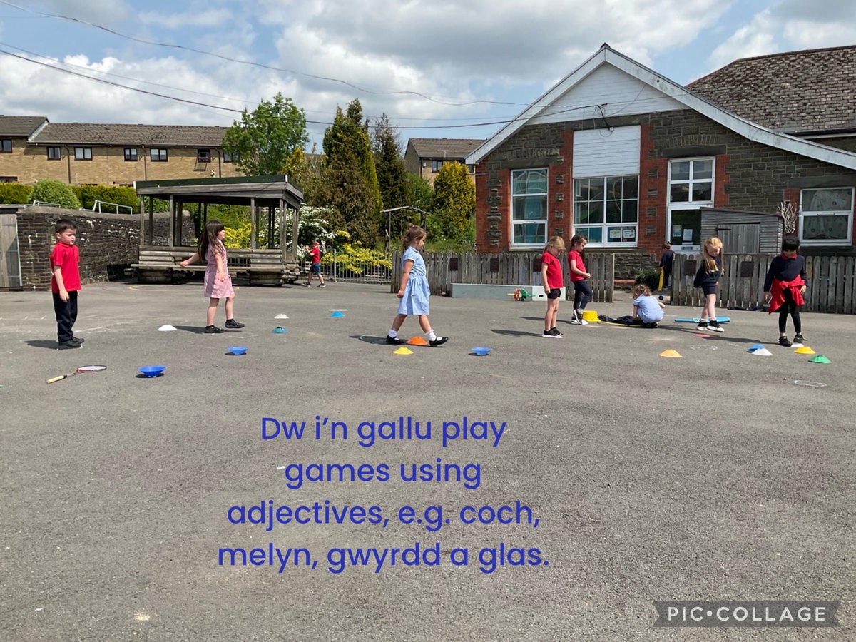 Da iawn Dosbarth Tawe, for using Cymraeg during amber chwarae/ play time!