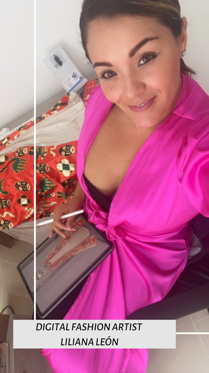 Liliana_Leon8's tweet photo. The magic of fashion is to feel the softness of the fabrics to give them a touch of technology in their 3D design.
#fashion #digital #future #metafash #innovation # #learning #fashiontech #designer #smarttextiles #metahuman #metagamers #meta #digital #digitalassets https://t.co/svwxJKXj8z