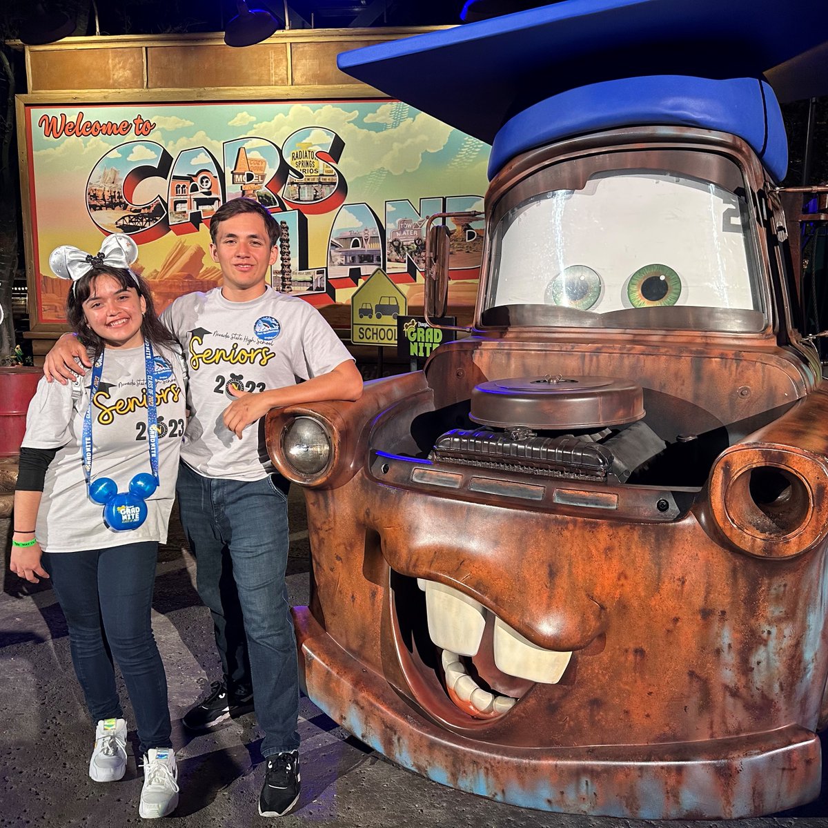 NevadaStateHS's tweet photo. Happy #ThrowbackThursday to our 2023 Grad Nite at the most magical place on earth! ✨🎓 #Classof2023 #GradNite #Disneyland #NSHSrenegades #graduation #seniors https://t.co/5NLPWXuC4j