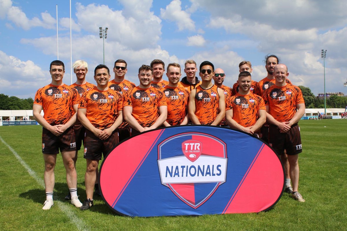 Team photo from the Tag Rugby UK Nationals with the Warwickshire Men’s team in Richmond last weekend. Great bunch of lads and played some decent tag too, with 4 wins out of 7 - a good return for months of training.