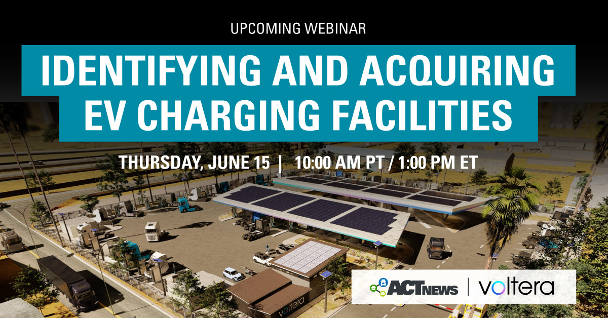 Join @volterapower on June 15 @ 10am for a 1-hour webinar to learn about key strategies and considerations for successfully identifying and acquiring prime locations for your fleet's #EV #charginginfrastructure. Register: ow.ly/ZZua50Ow3yt

#sustainability #truckingindustry