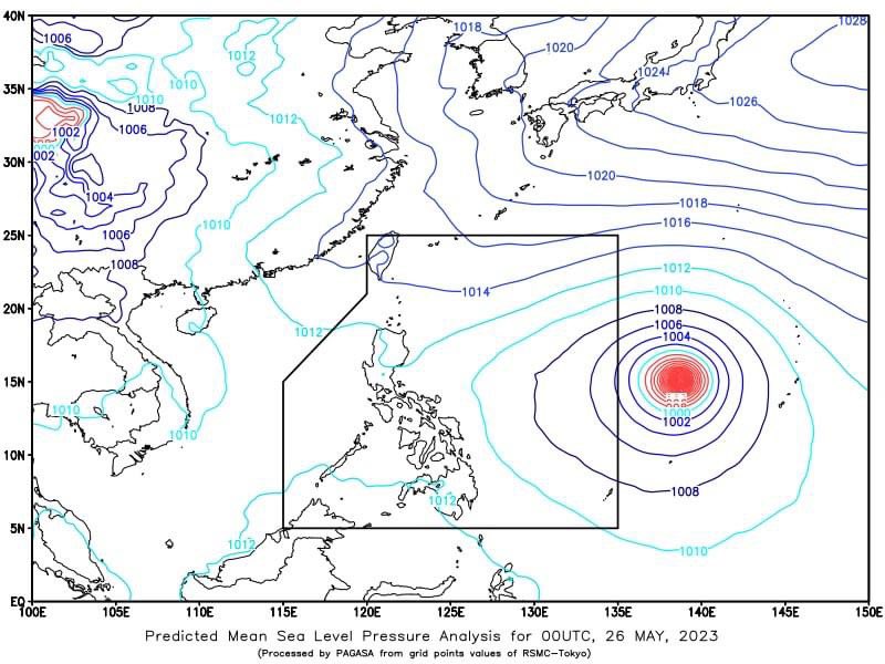 pia_mimaropa's tweet photo. SUPER TYPHOON MAWAR WITH MAXIMUM SUSTAINED WINDS OF 215 KM/H ⛈️ 

SYNOPSIS: Southwesterly Windflow affecting the western sections of Southern Luzon, Visayas, and Mindanao.

#LagingHandaPH https://t.co/OQULHO4gcJ