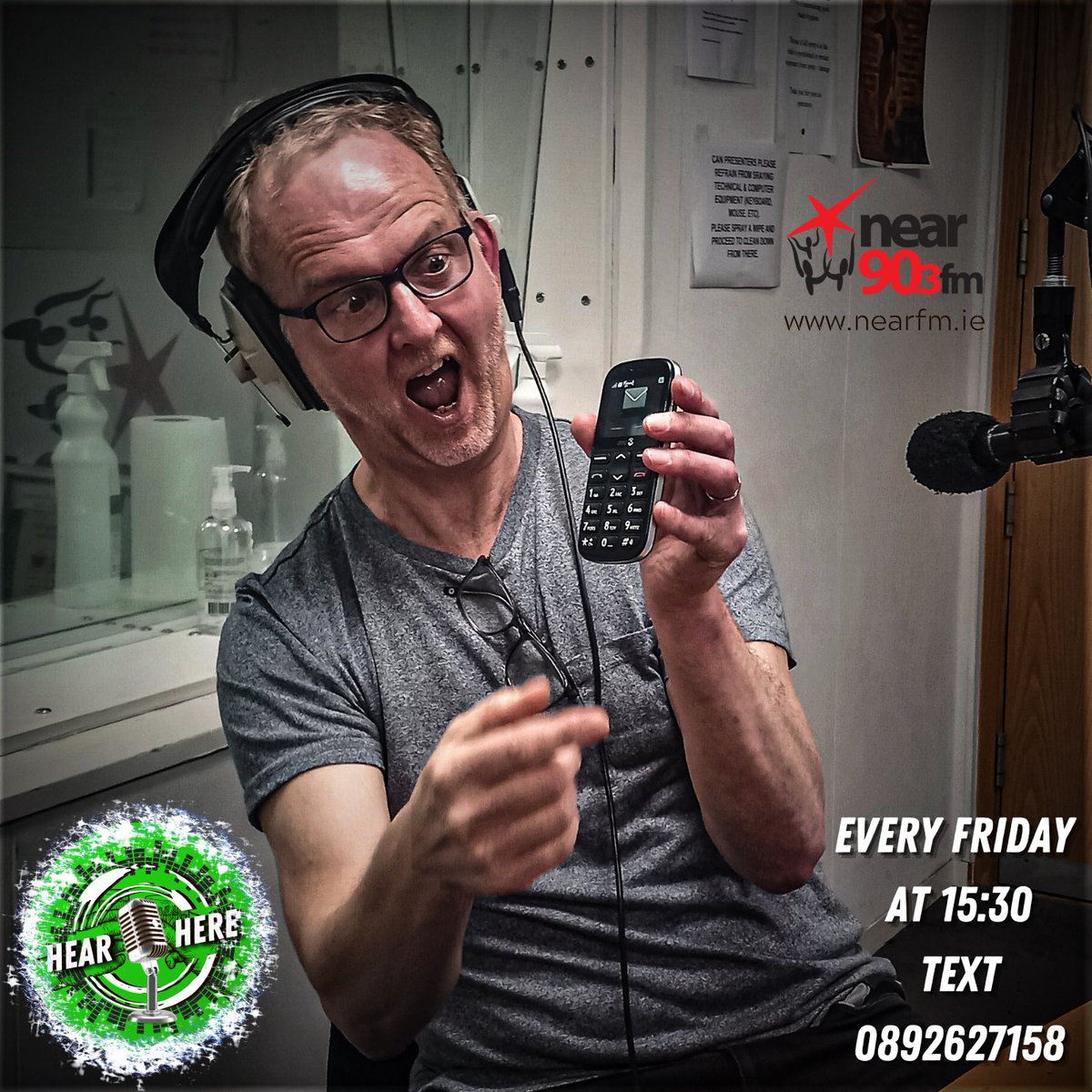 HearHereNFM's tweet photo. Well it looks like someone's happy, make sure to listen out for our competition during the show and text in here on Hear Here, here @nearfm
every Friday at 15:30 #Nearfm @ColDhulaigh
#cdcfe #hearherenfm https://t.co/Xh5KfrxB0w