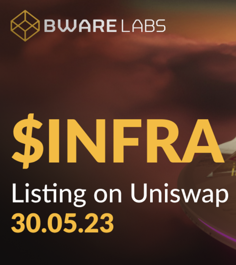 Garmien3's tweet image. $INFRA listing on BitMart ⚡️

🚀 $INFRA, the heart of #BlastAPI, will be available on the BitMartExchange! 

Join us! 🔥 on May 30th, 2023, 10:00 UTC

@BwareLabs #BwareLabs