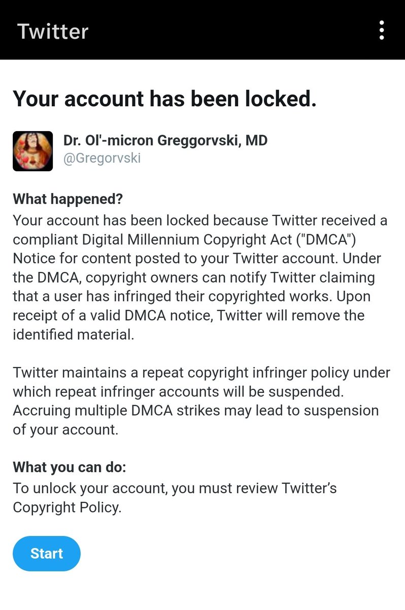 As per logging in after a long hiatus tradition, I am once again greeted by my old friend "DMCA For Some Random Bullshit Meme That Nobody Remembers"