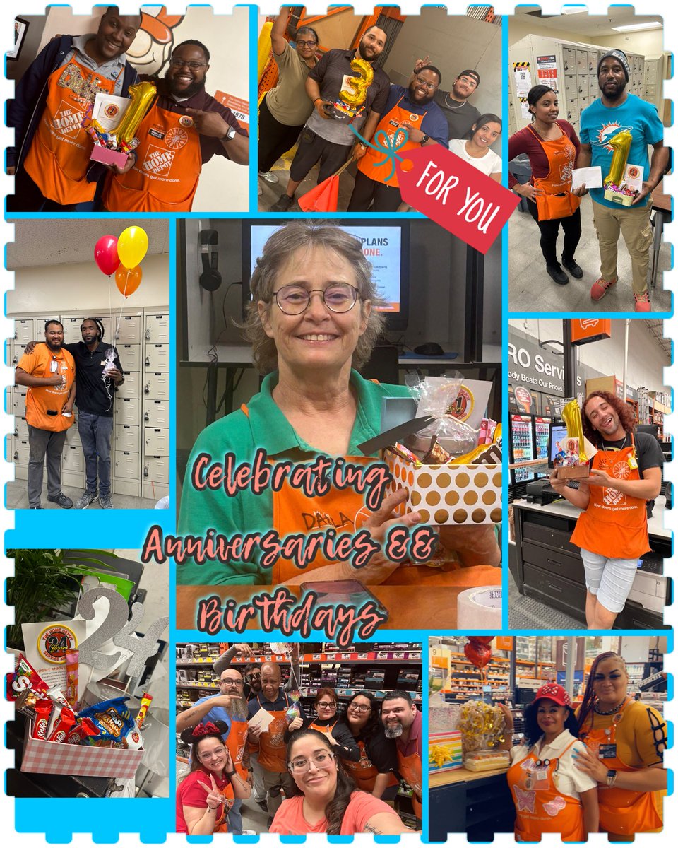 .. 6355 Celebrating Anniversaries 🎊&amp; Birthday 🥳 .. Congratulations Team #TakingCareOfOurPpl