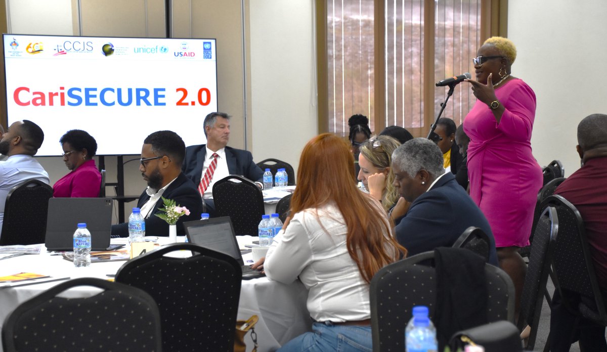 UNDPBarbadosEC's tweet photo. Expert panellists, youth representatives &amp; citizen security stakeholders shared a wealth of information at today’s Crime Symposium, hosted by @UWI_CaveHill, #CariSECURE 2.0 and the UWI Centre for Criminal Justice and Security, supported by @usaidescarib.
https://t.co/cYYIA2mBfs https://t.co/ij1rQCykmq