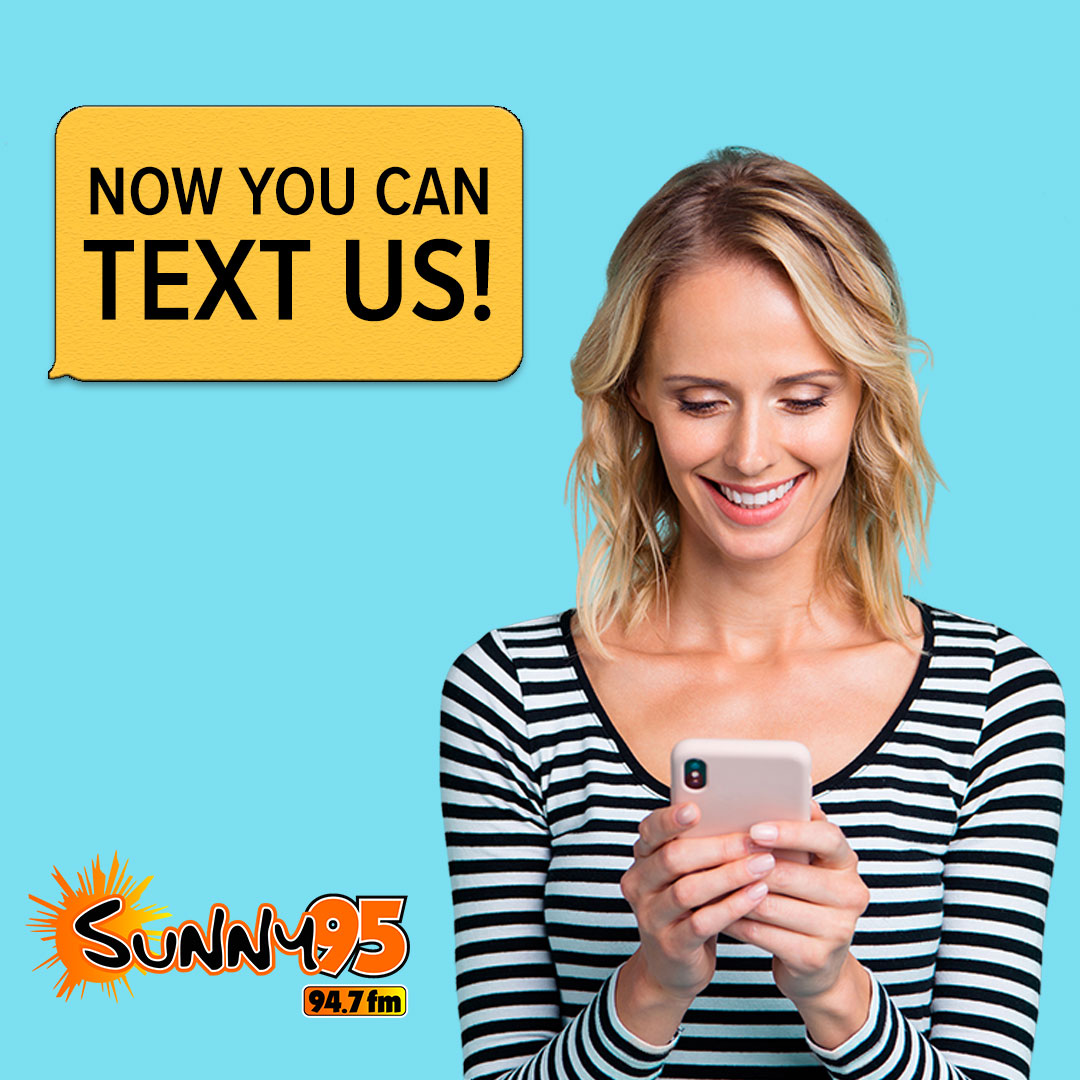 You can now text Sunny 95! Be a part of the conversation with #SunnyThisMorning, or just drop in to say "Hello" by texting (614) 459-9769 and join the fun! #DontTextAndDrive