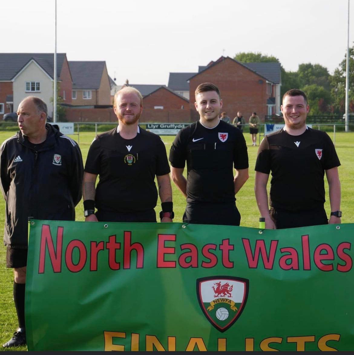 JamieMonk16's tweet photo. I am delighted to receive promotion to Level 2 of the @FAWales Assistant Referee pathway. Hard work and tenacity pays off - I can’t wait for next season. #referee #fawales #LetsGo https://t.co/vygDz4kvKX