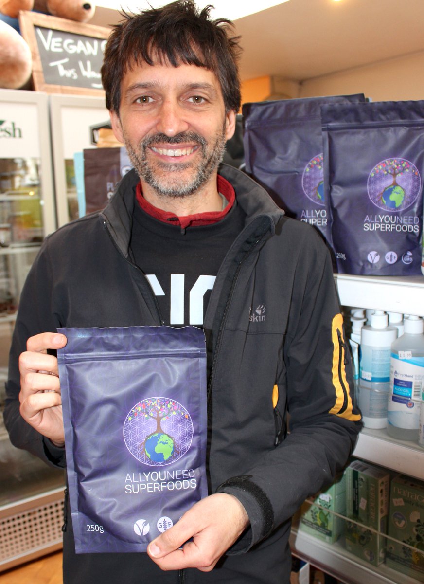 Big respect to @thenaturalway in Braintree - one of the best health food shops in the UK - and of course they stock All You Need Superfoods.  The manager Richard is a top guy, devoted vegan, dad and spreader of healthy vibes!  Check them out thenaturalway.co.uk