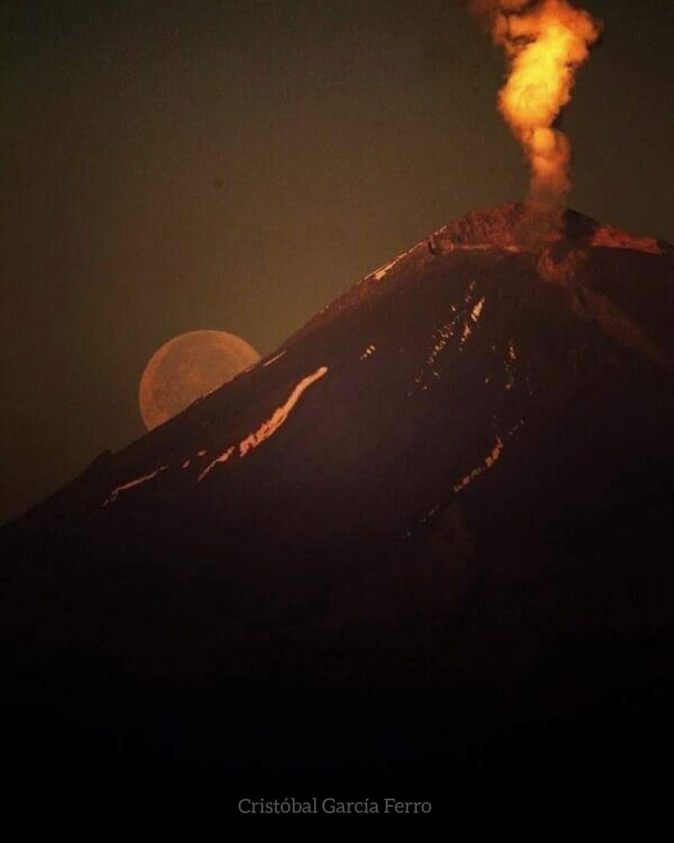 Mex_enunaFoto's tweet photo. La luna y el Popocatépetl 🌕🗻 https://t.co/B3b1Cx3eTo